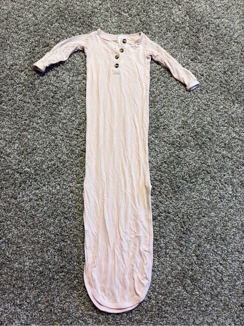 Lou Lou & Company Light Pink Knotted Bamboo Gown